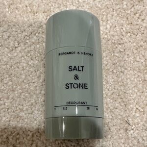 Salt & Stone mini size Bergamot & Hinoki Deodorant - Gray